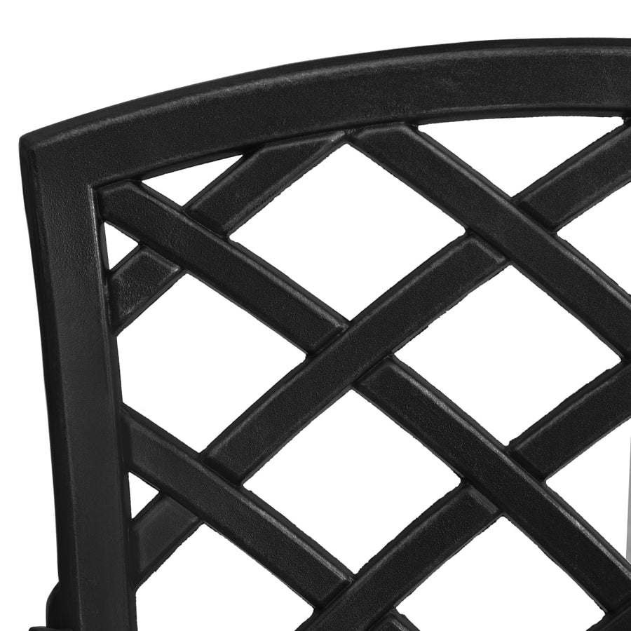 Tuinstoelen Gietaluminium Zwart