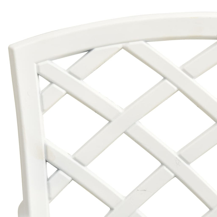 Tuinstoelen Gietaluminium Wit