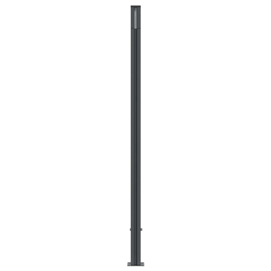 Schuttingpaneel met 2 palen 180x186 cm HKC grijs
