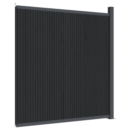Schuttingpaneel 173X186 Cm Hkc Grijs