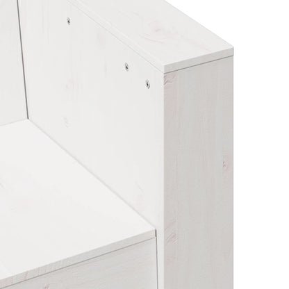 Tuinbank 3-Zits 189X60X62 Cm Massief Grenenhout Wit