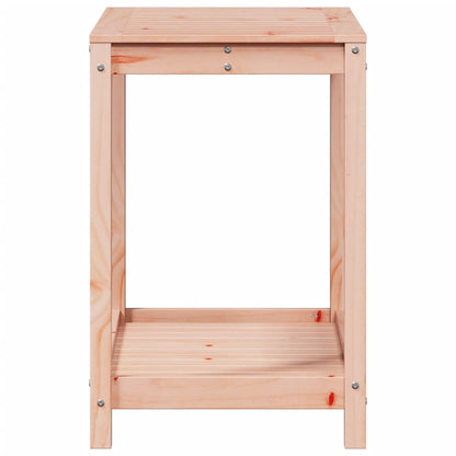 Oppottafel Met Schap 82,5X50X75 Cm Massief Douglashout 82.5 x 50 x 75 cm
