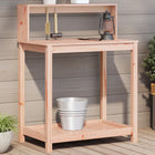 Potting table with shelves 82.5x50x109.5 cm solid Douglas fir wood