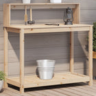 Oppottafel massief grenenhout 108x50x109,5 cm