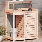 Potting table with shelves 82.5x50x109.5 cm solid Douglas fir wood