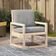 Tuinstoel massief grenenhout 57,5x63x76 cm