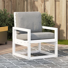 Tuinstoel 57,5X63X76 Cm Massief Grenenhout Wit