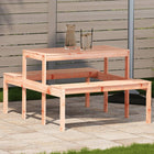 Picknicktafel 110x134x75 cm massief douglashout