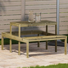 Picnic table 110x134x75 cm impregnated pine wood