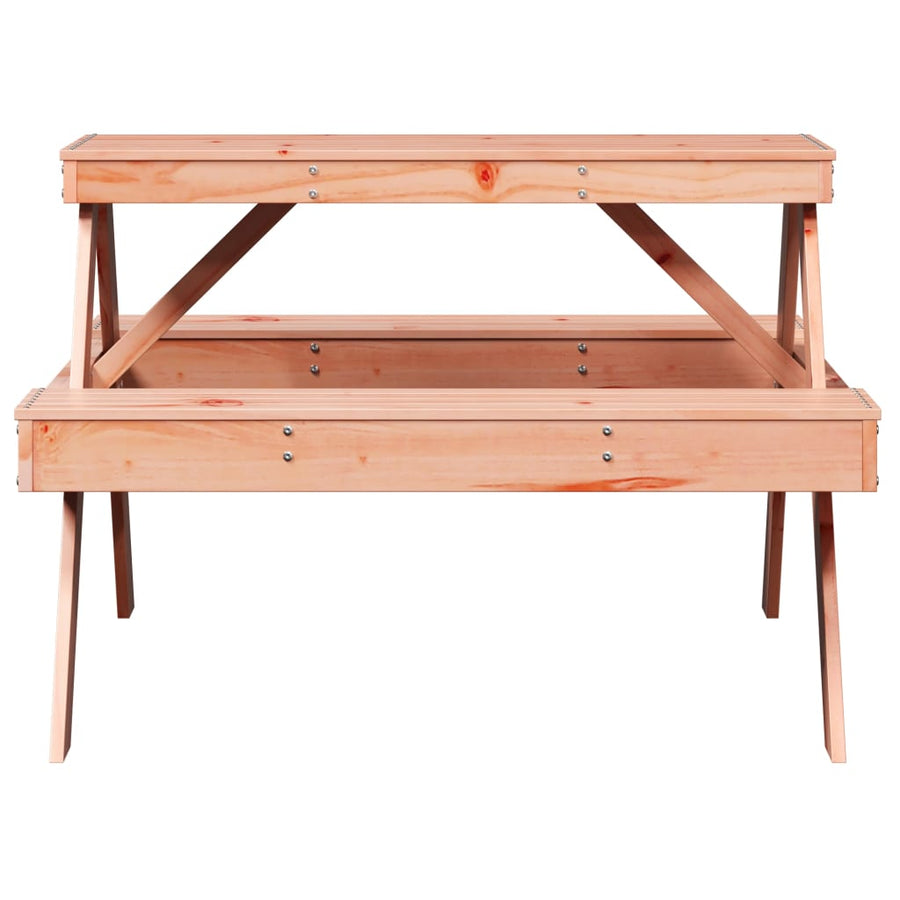Picknicktafel 105x134x75 cm massief douglashout
