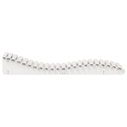 Ligbedden 2 St 205X60X31,5 Cm Massief Grenenhout Wit