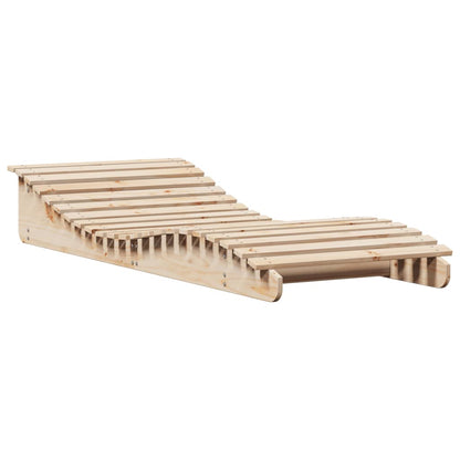 Ligbed 205X80X31,5 Cm Massief Grenenhout 1