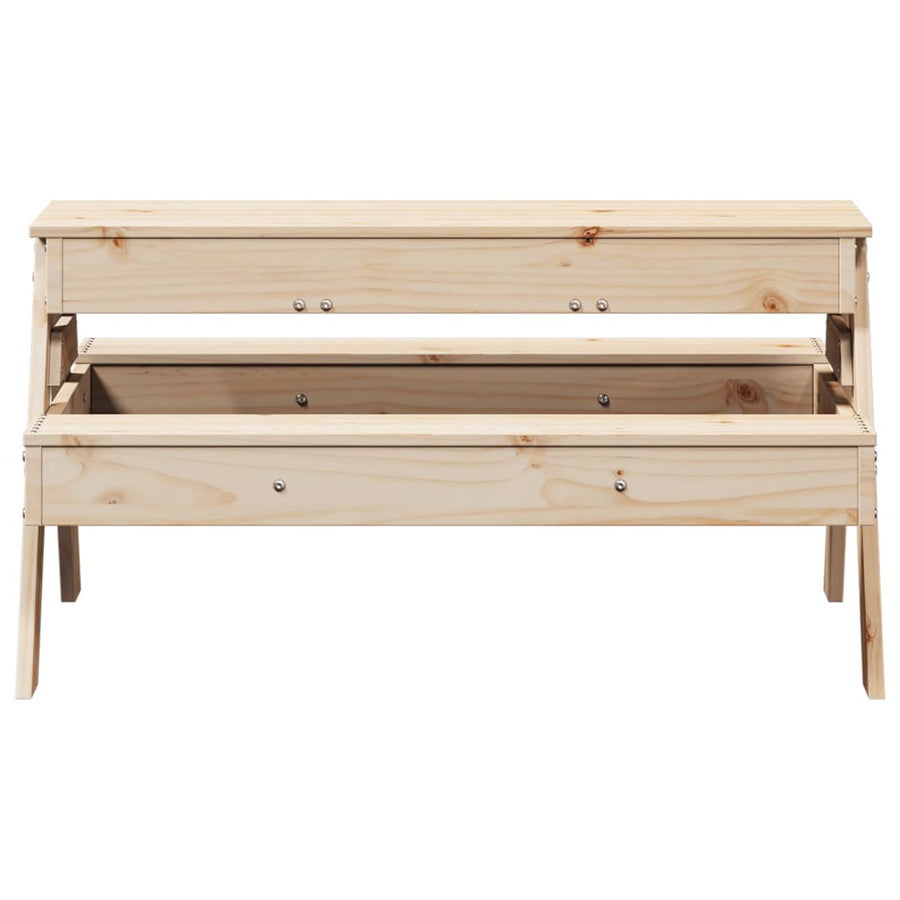 Picknicktafel Met Zandbak Voor Kinderen Massief Grenenhout