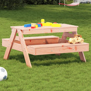 Children's picnic table 88x97x52 cm solid Douglas fir