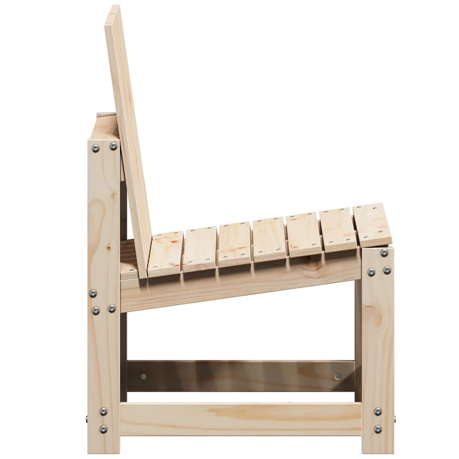 3-delige Loungeset massief grenenhout