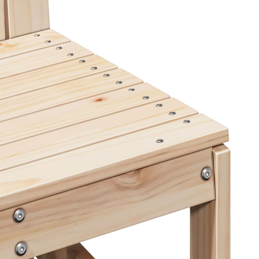 3-delige Loungeset massief grenenhout