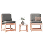 Loungeset 3-delig massief douglashout