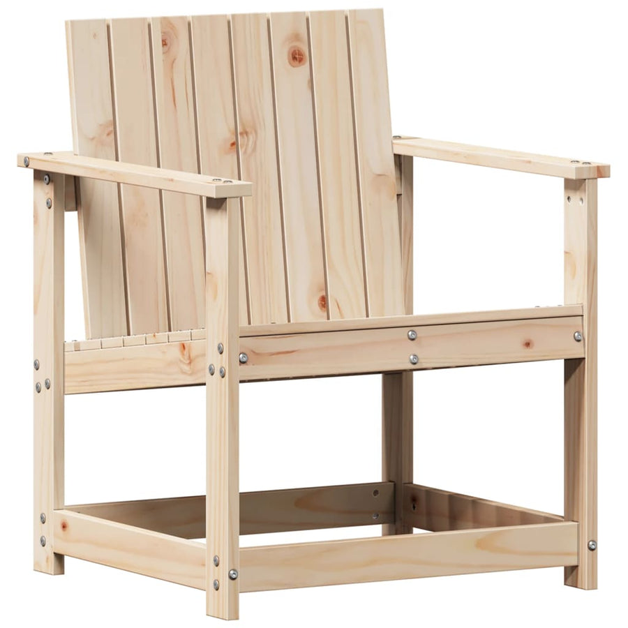 Tuinstoel 62x55x77 cm massief grenenhout