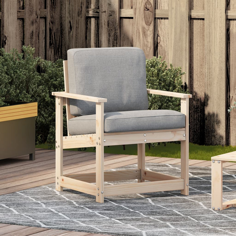 Tuinstoel 62x55x77 cm massief grenenhout