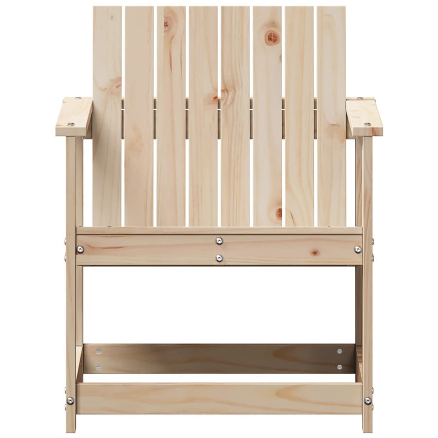 Tuinstoel 62x55x77 cm massief grenenhout
