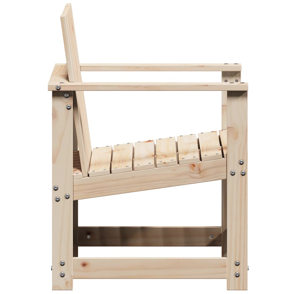 Tuinstoel 62x55x77 cm massief grenenhout