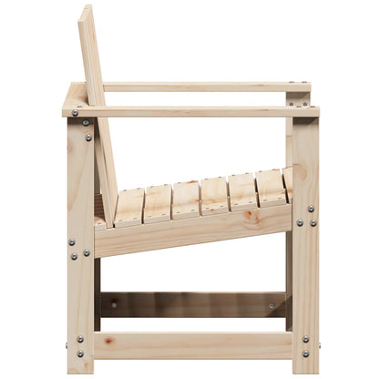 Tuinstoel 62x55x77 cm massief grenenhout