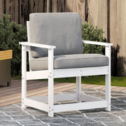 Tuinstoel massief grenenhout 62x56x77 cm wit