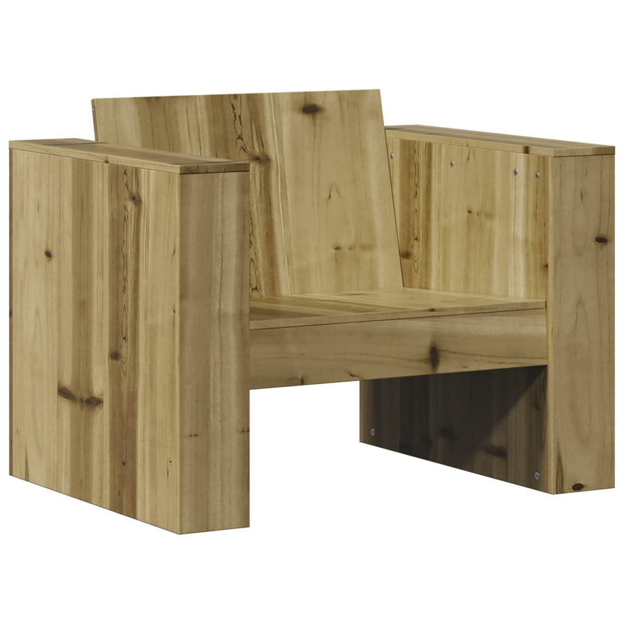 Tuinbank 79X60X62 Cm Geïmpregneerd Grenenhout