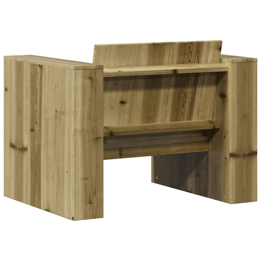 Tuinbank 79X60X62 Cm Geïmpregneerd Grenenhout