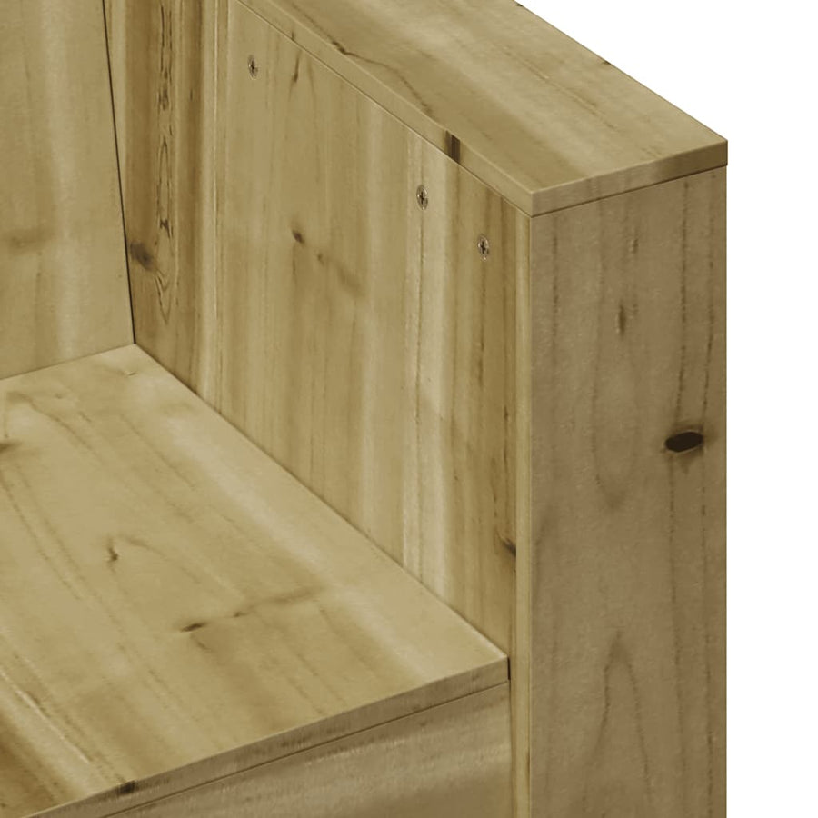 Tuinbank 79X60X62 Cm Geïmpregneerd Grenenhout