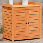 Oppottafel 82,5x50x86,5 cm massief grenenhout