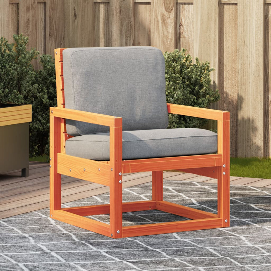 Tuinstoel 57,5X63X76 Cm Massief Grenenhout Wasbruin