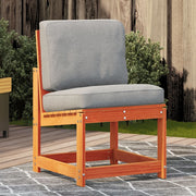 Tuinstoel massief grenenhout 50,5x55x77 cm wasbruin