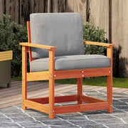 Tuinstoel massief grenenhout 62x56x77 cm wasbruin