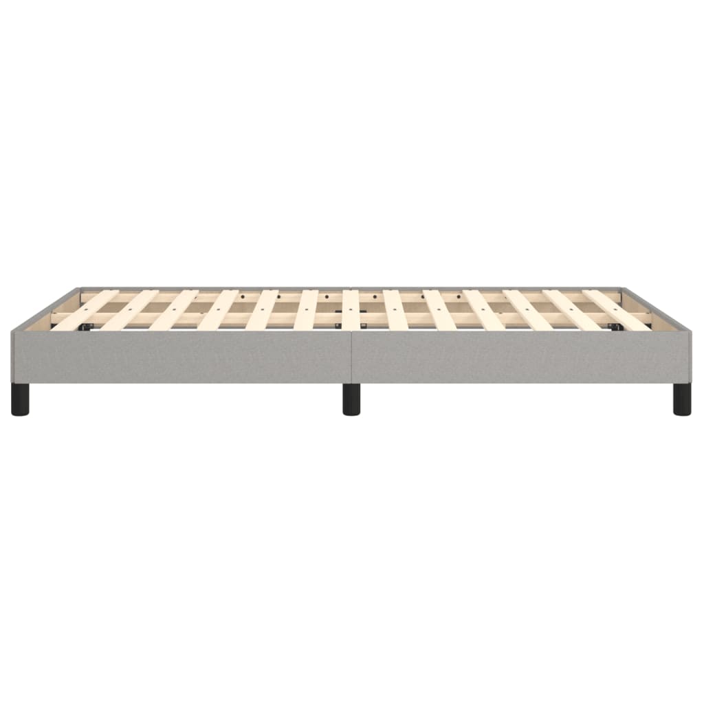 Bedframe Stof Lichtgrijs 120 x 190 cm 25 cm