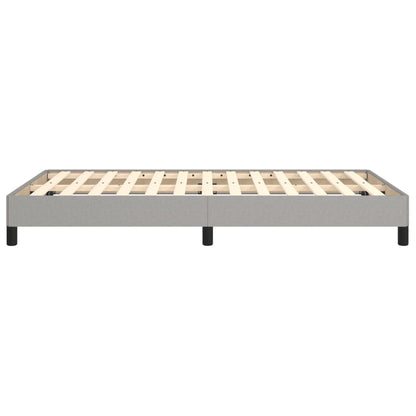 Bedframe Stof Lichtgrijs 120 x 190 cm 25 cm