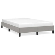 Bed frame without mattress 120x190 cm light grey fabric