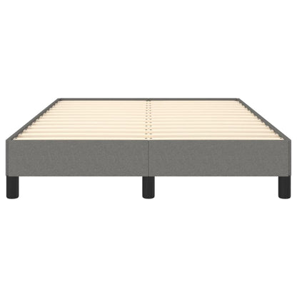 Bedframe Stof Donkergrijs 120 x 190 cm 25 cm
