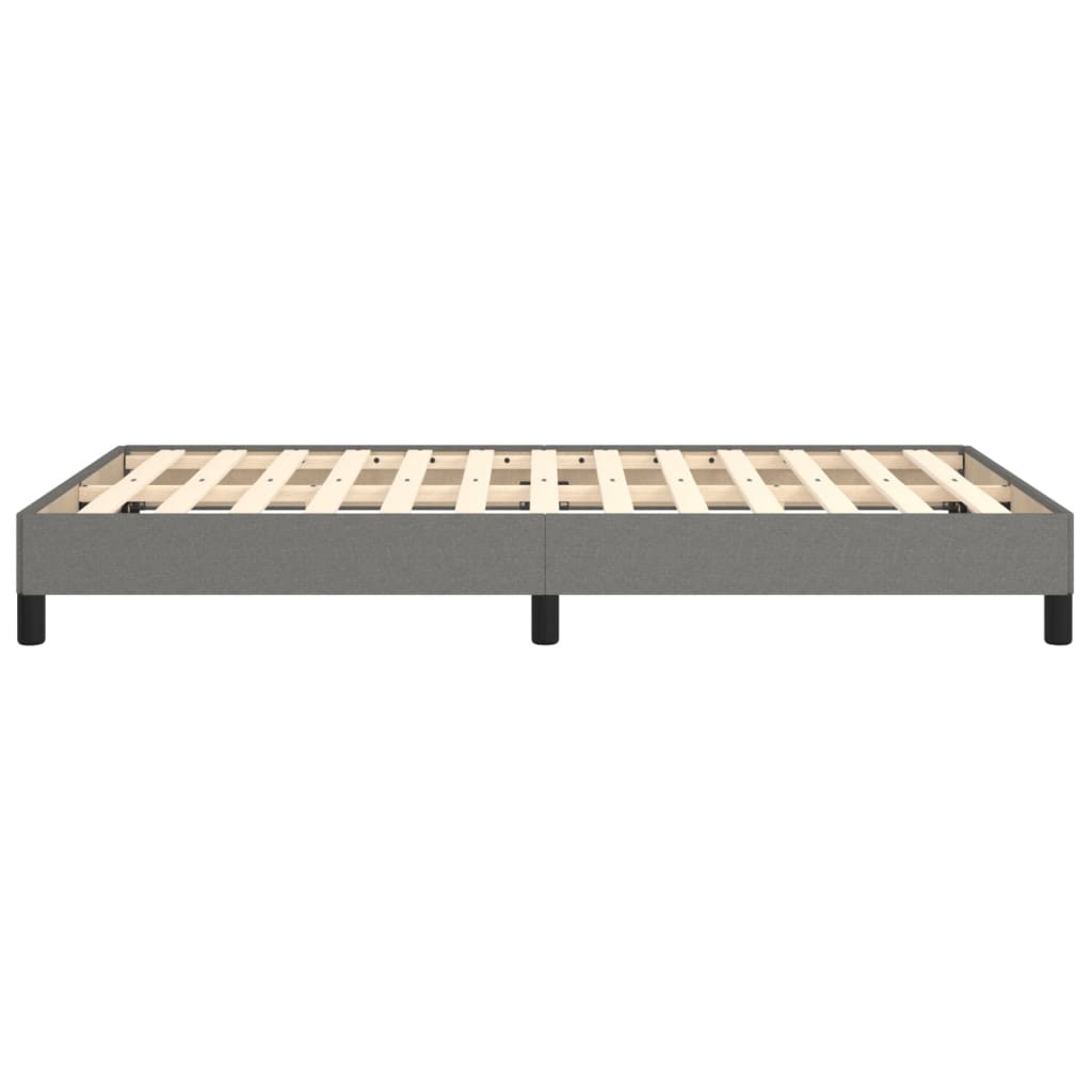 Bedframe Stof Donkergrijs 120 x 190 cm 25 cm