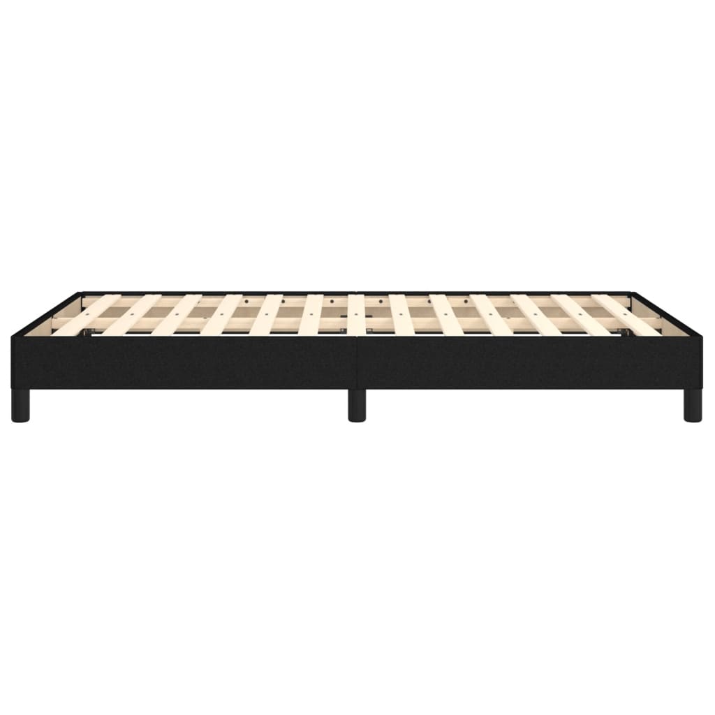 Bedframe Stof Zwart 120 x 190 cm 25 cm