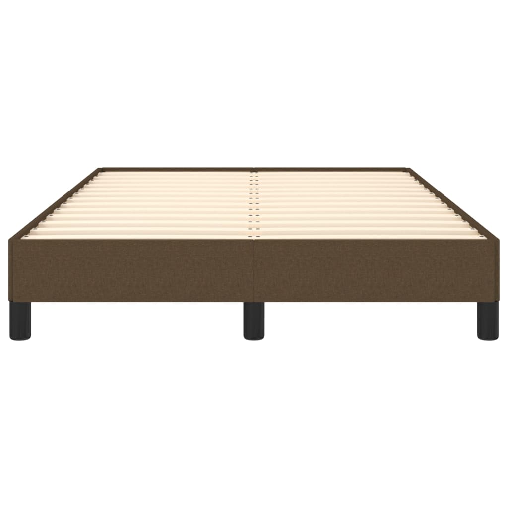 Bedframe Stof Donkerbruin 120 x 190 cm 25 cm
