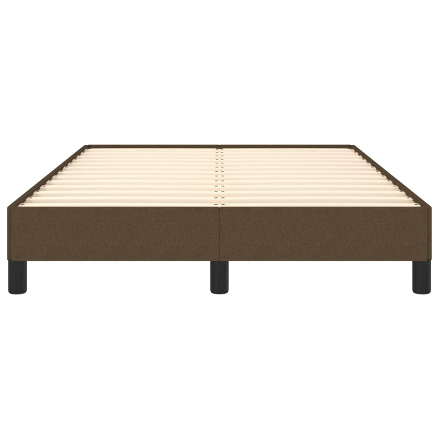 Bedframe Stof Donkerbruin 120 x 190 cm 25 cm
