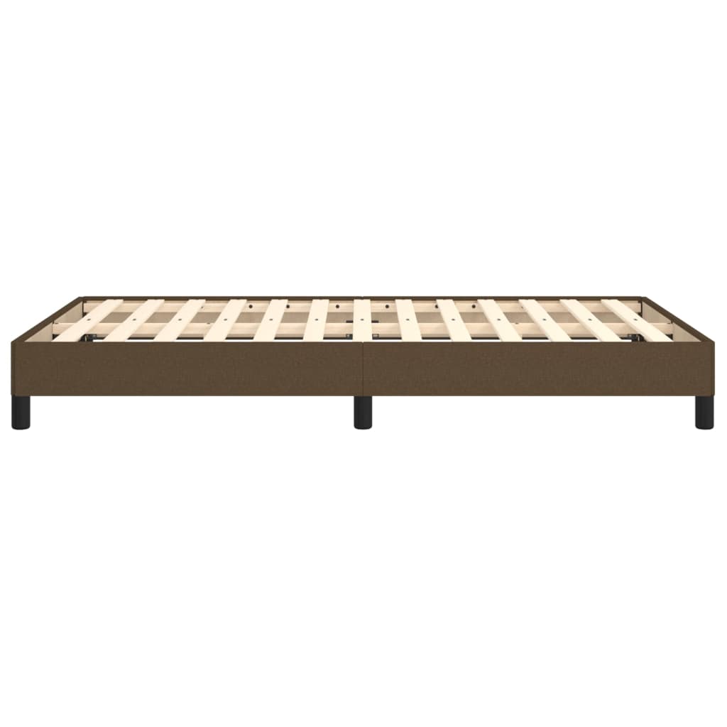 Bedframe Stof Donkerbruin 120 x 190 cm 25 cm