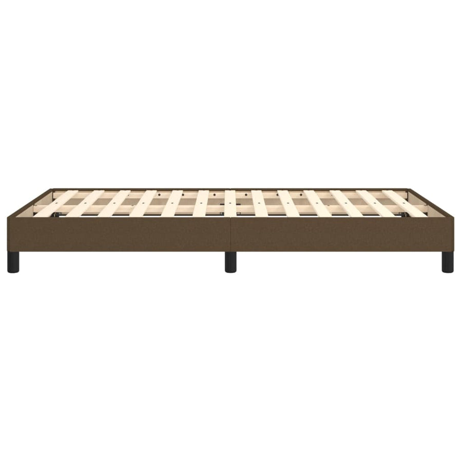 Bedframe Stof Donkerbruin 120 x 190 cm 25 cm