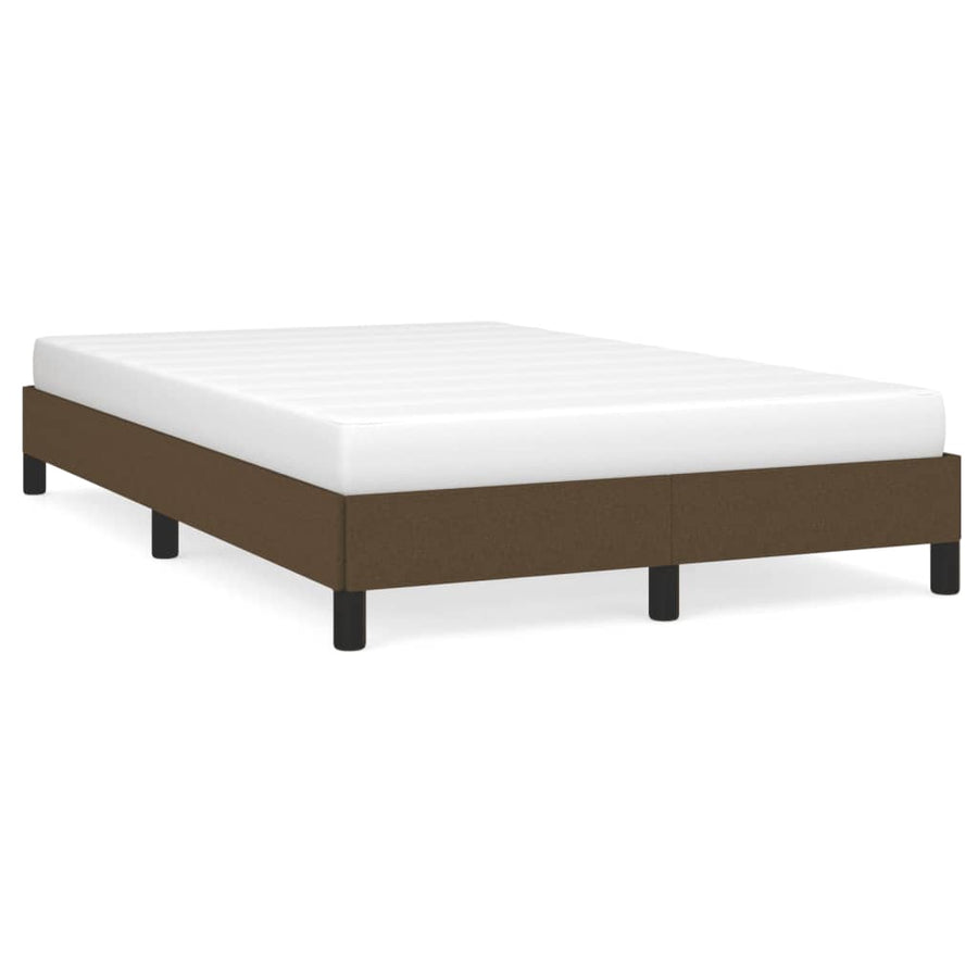 Bedframe Stof Donkerbruin 120 x 190 cm 25 cm