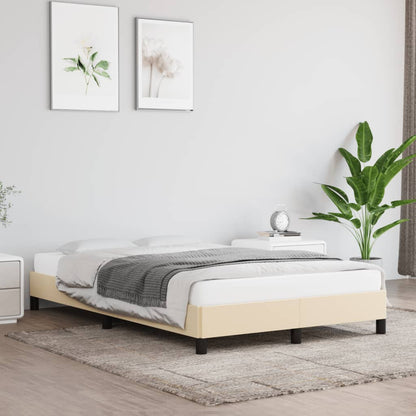 Bedframe Stof Kleurig Crème 120 x 190 cm 25 cm