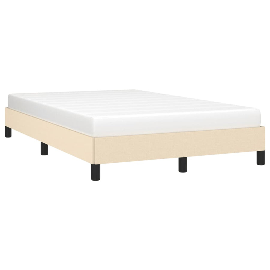 Bedframe Stof Kleurig Crème 120 x 190 cm 25 cm