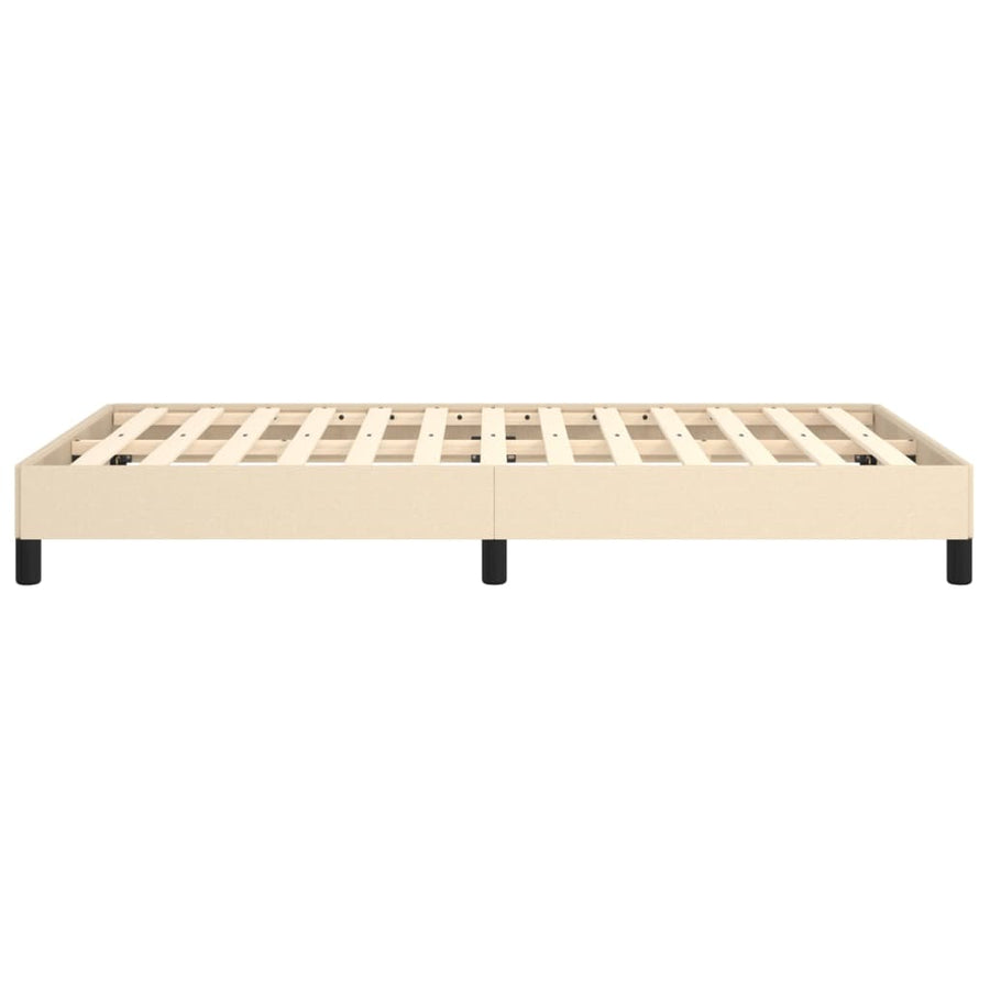 Bedframe Stof Kleurig Crème 120 x 190 cm 25 cm
