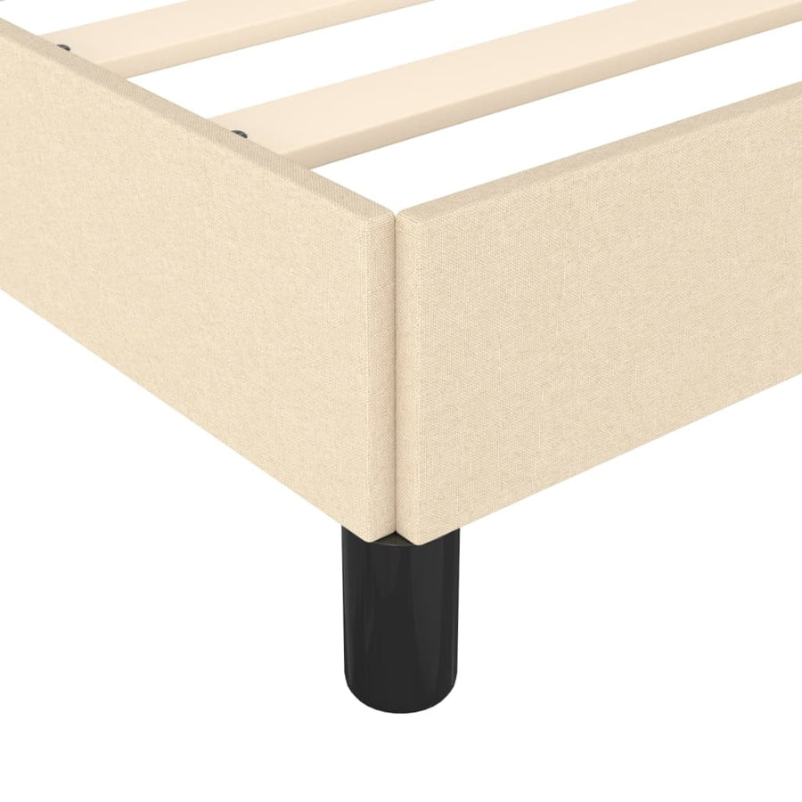 Bedframe Stof Kleurig Crème 120 x 190 cm 25 cm