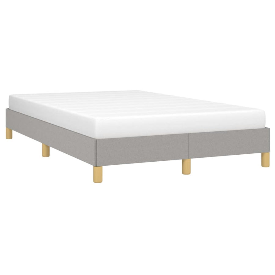 Bedframe Stof Lichtgrijs 120 x 190 cm 25 cm